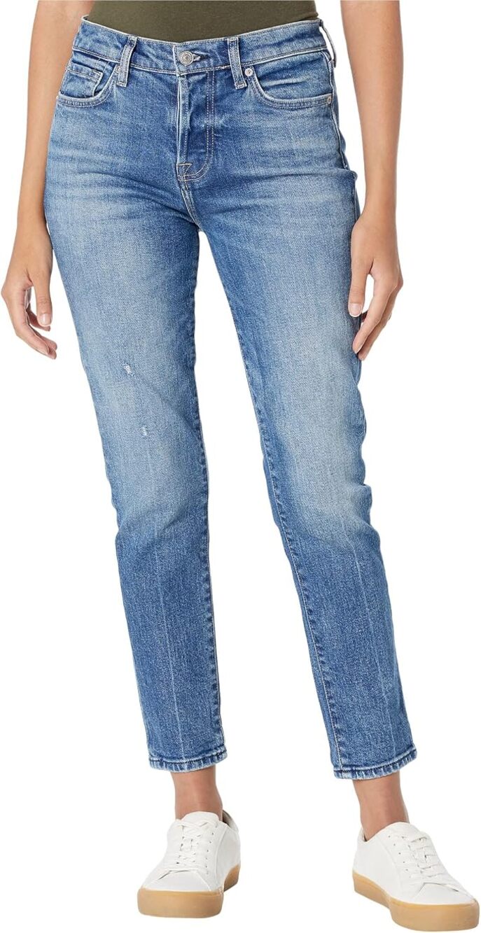 7 For All Mankind Josefina Boyfriend Button-Fly Jeans Sz 27